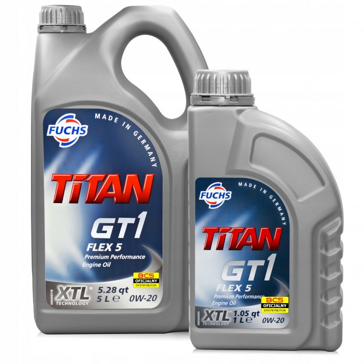 Масло моторное для легковых а/м TITAN GT1 FLEX 5 0W-20