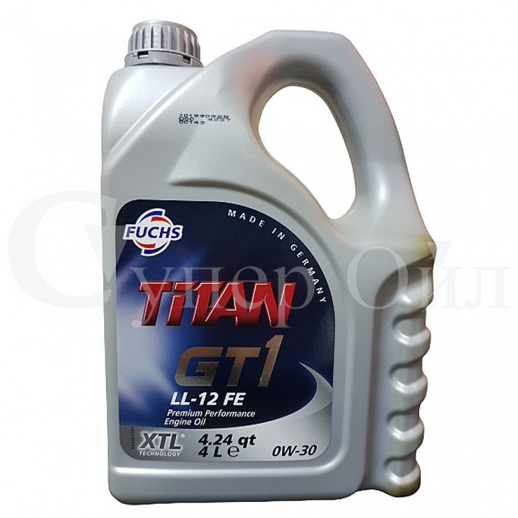 Масло моторное для легковых а/м TITAN GT1 LL-12 FE SAE 0W-30